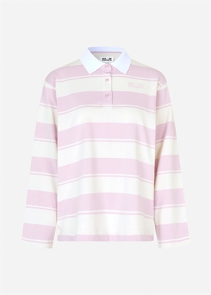 Jeanne polo bluse Lilac Polo Stripes Baum Und Pferdgarten 
